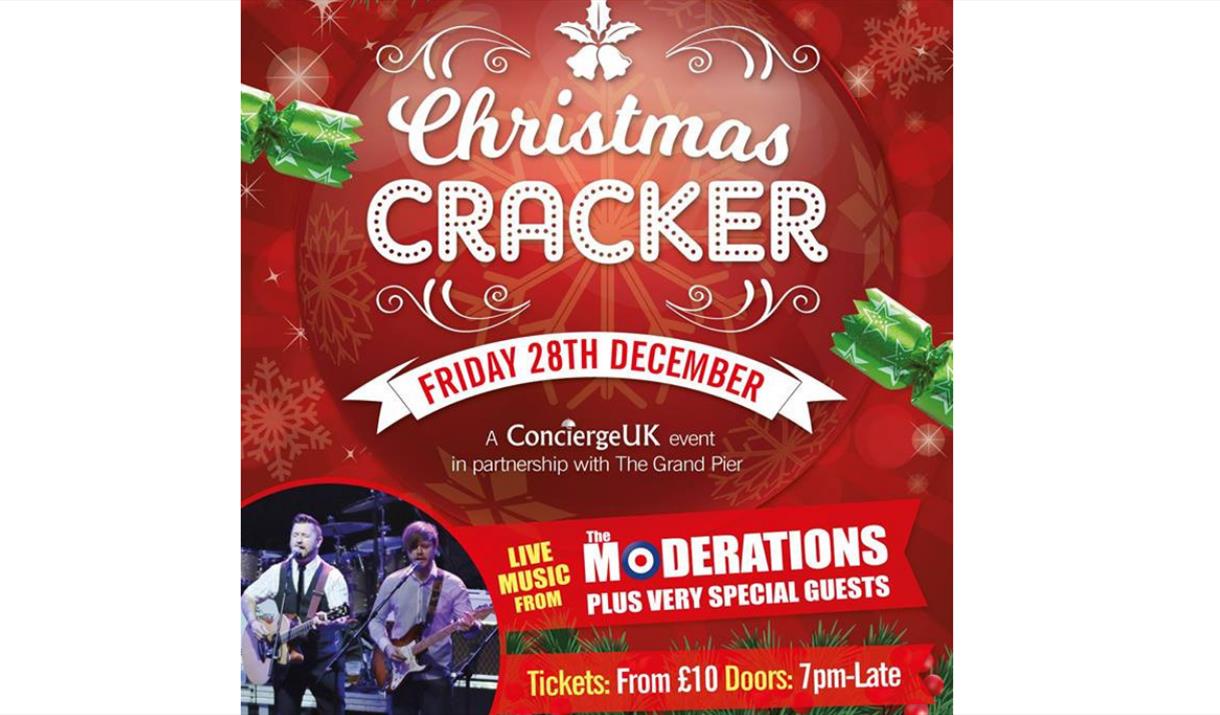 The Christmas Cracker with The Moderations Visit WestonsuperMare