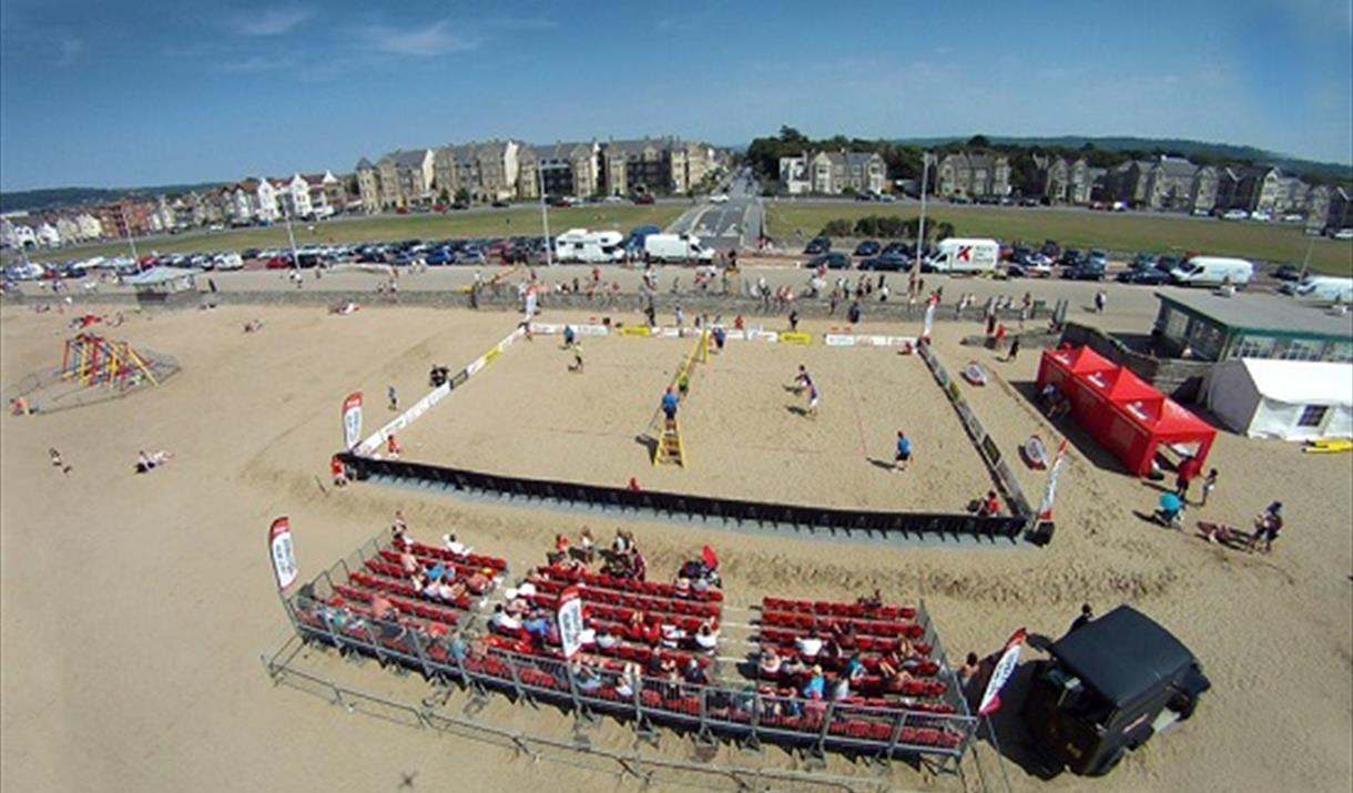 Volleyball England Beach Tournament Visit WestonsuperMare