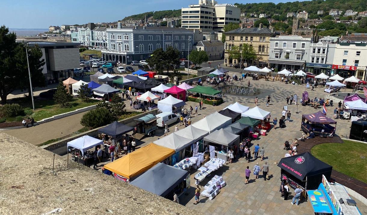 Weekly destination street market