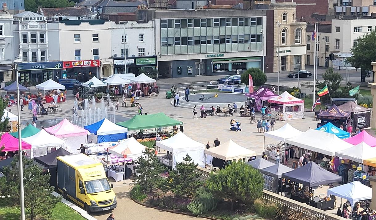 Monthly destination street market