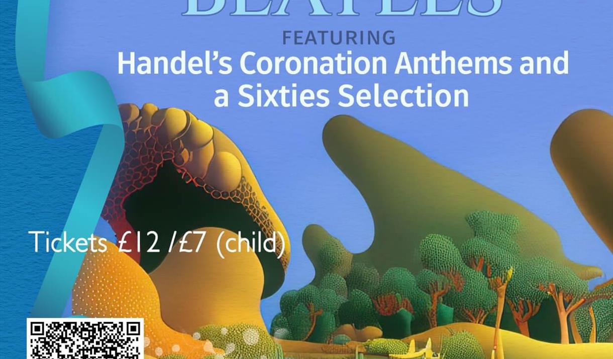 Beautifully designed concert poster - Baroque to the Beatles.