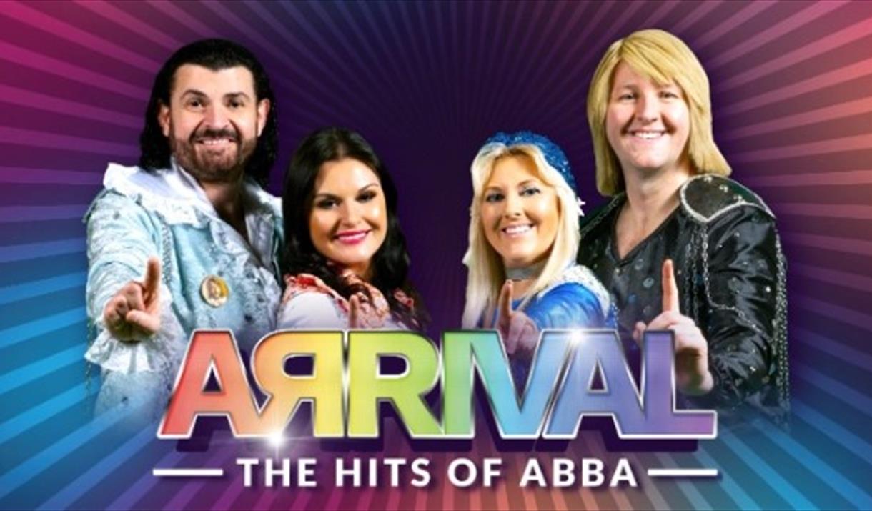 Flyer promoting Abba tribute act Arrival