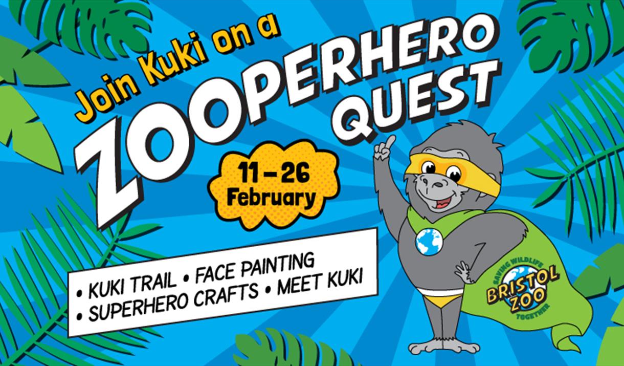 Zooperhero Quest at Bristol Zoo Gardens