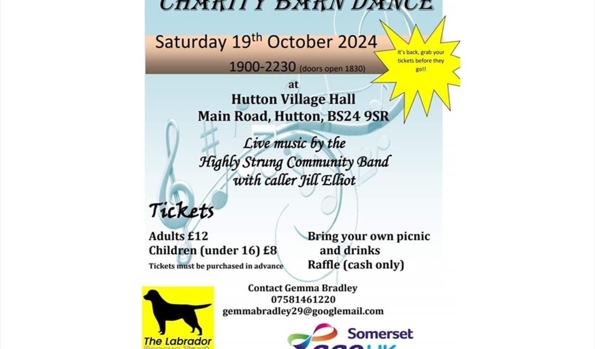 Charity Barn Dance poster