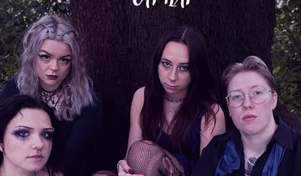 The four members of punk band Battery Acid