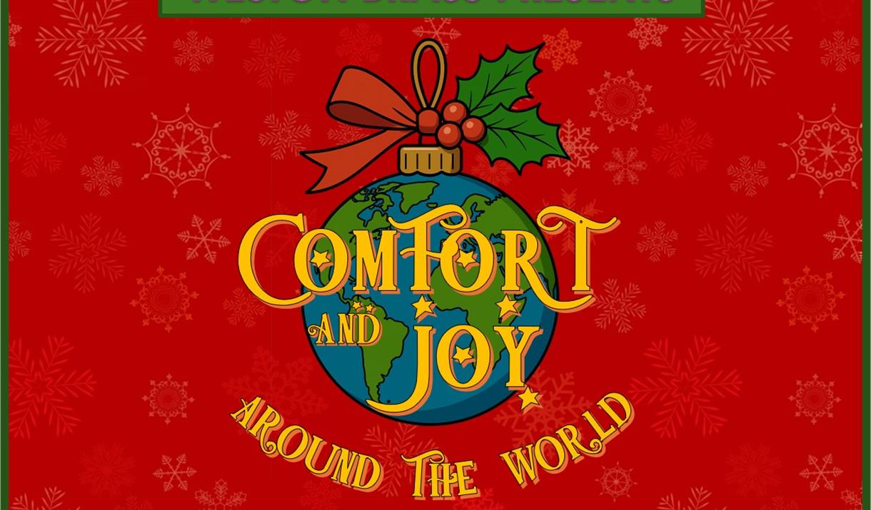 Weston Brass 'Comfort and Joy... Around the World' Christmas concert promotion.