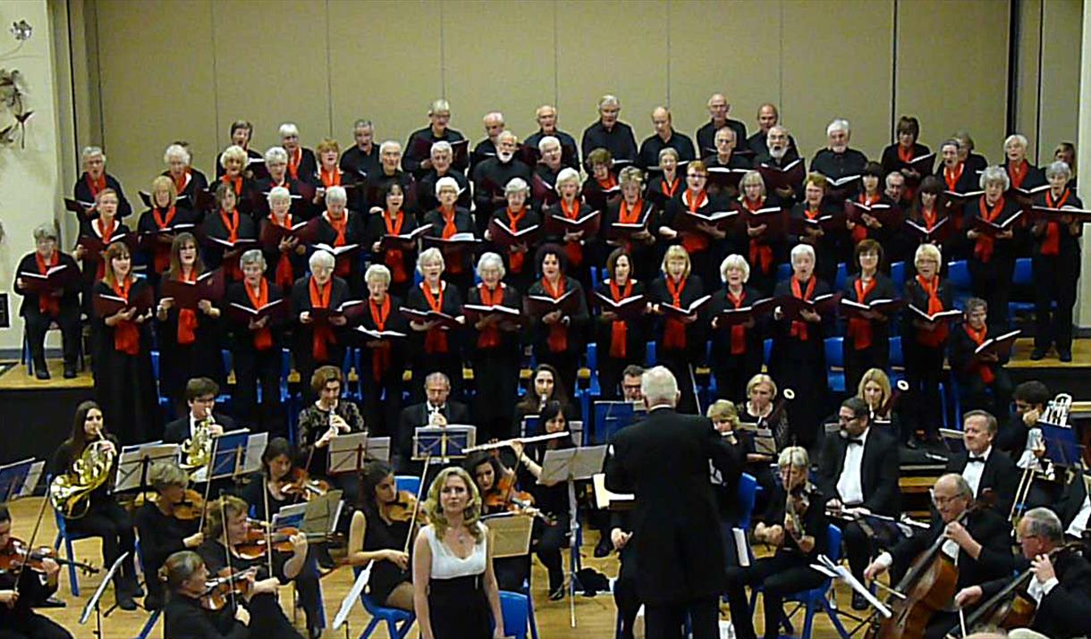 Portisead Choral Society in Gordano School