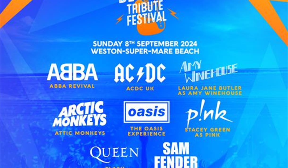 Listing of acts in the Could Be Real Tribute Festival
