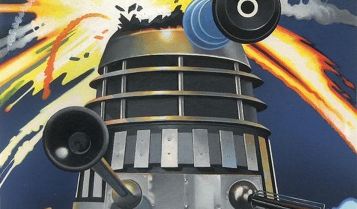 Cartoon image of a dalek