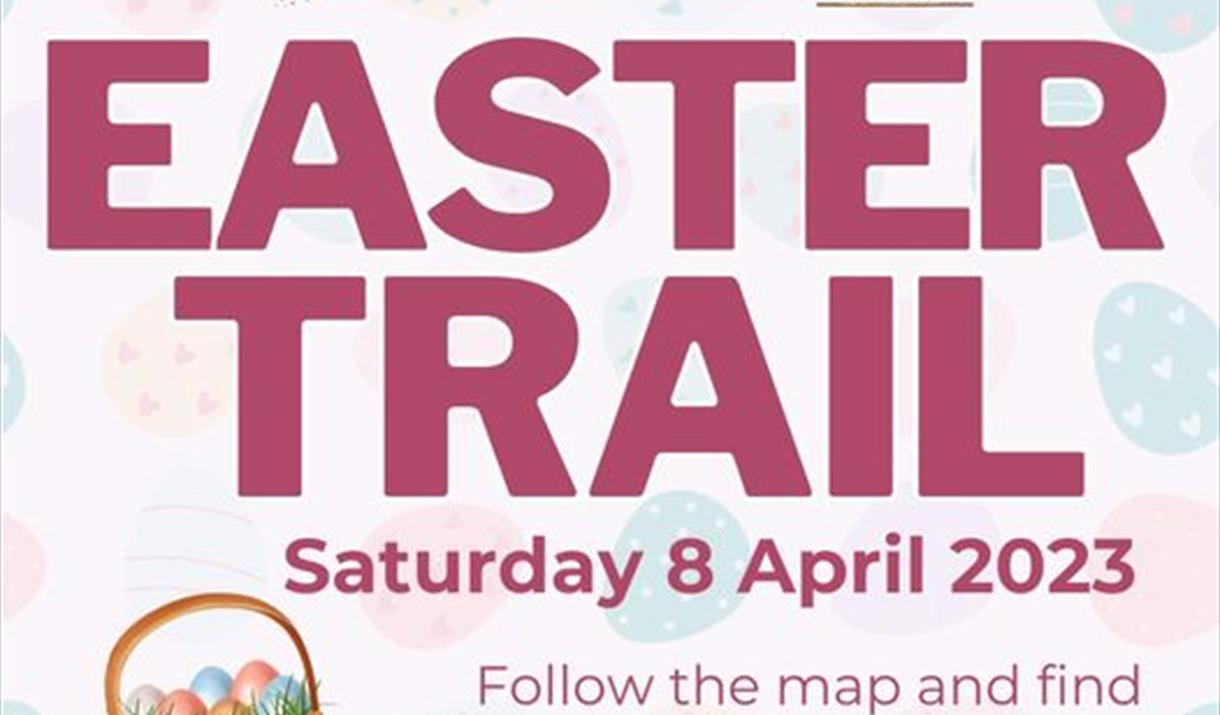 Flyer advertising the Weston Hospicecare and Uphill Village Society Easter Trail