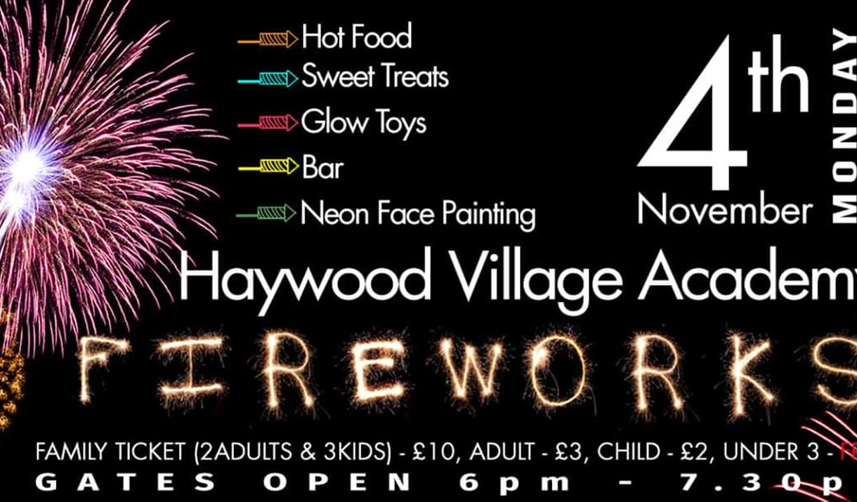 Haywood Village Academy Fireworks