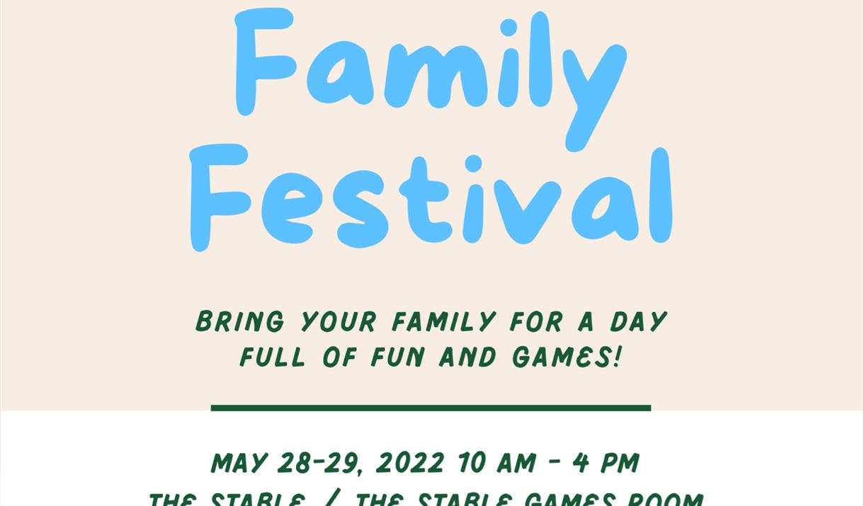 Family festival poster