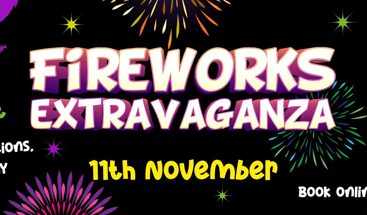 Poster advertising a firework display