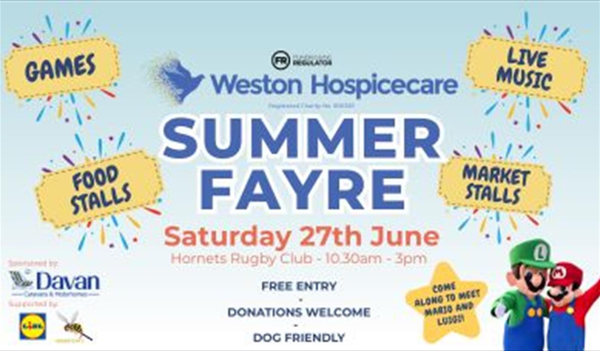 Weston Hospicecare Summer Fayre 2026