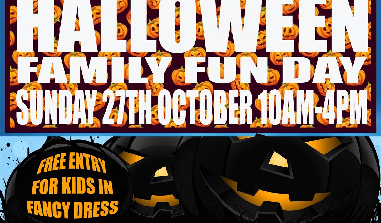 Poster promoting a Halloween Family Fun Day