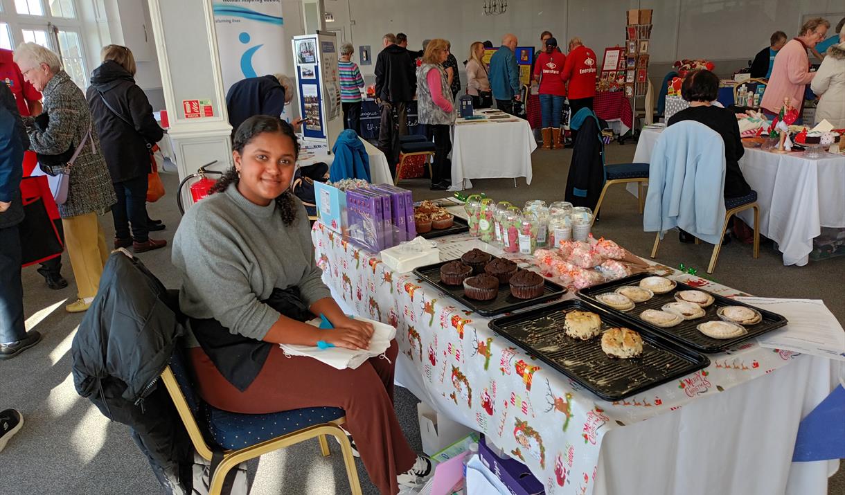 Lots of Charites and Local Organisations selling Christmas goodies