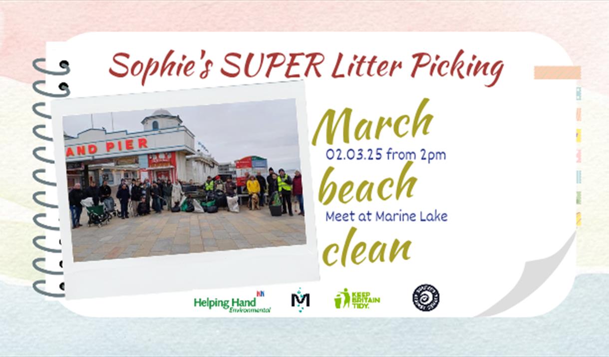 Beach Clean and Litter Picking Event - Sophie's SUPER Litter Picking group