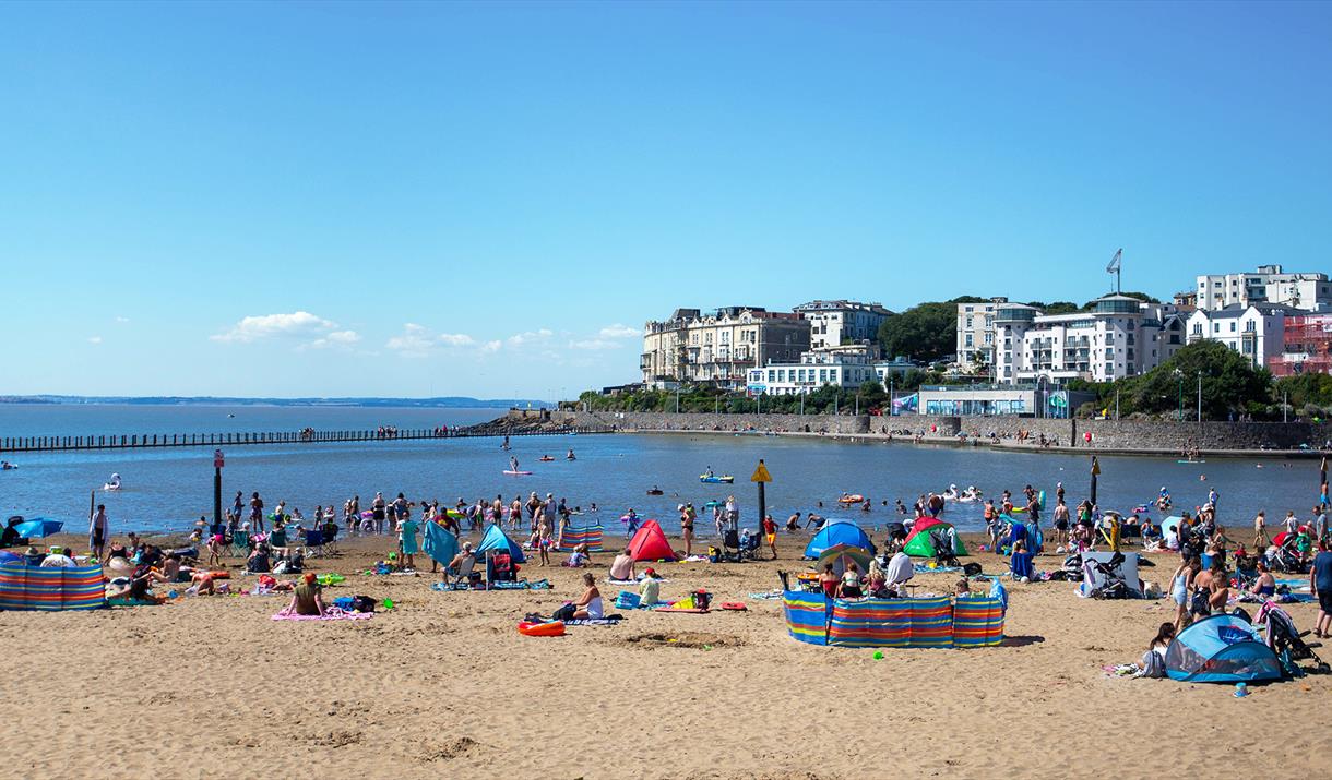 Busy Marine Lake beach