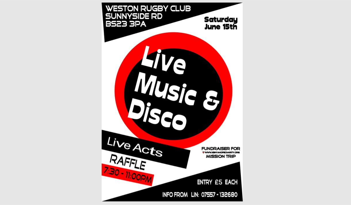 Live Music & Disco in aid of Kenya Hope Charity