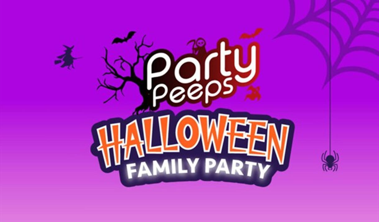 Party Peeps Family Halloween Party Poster