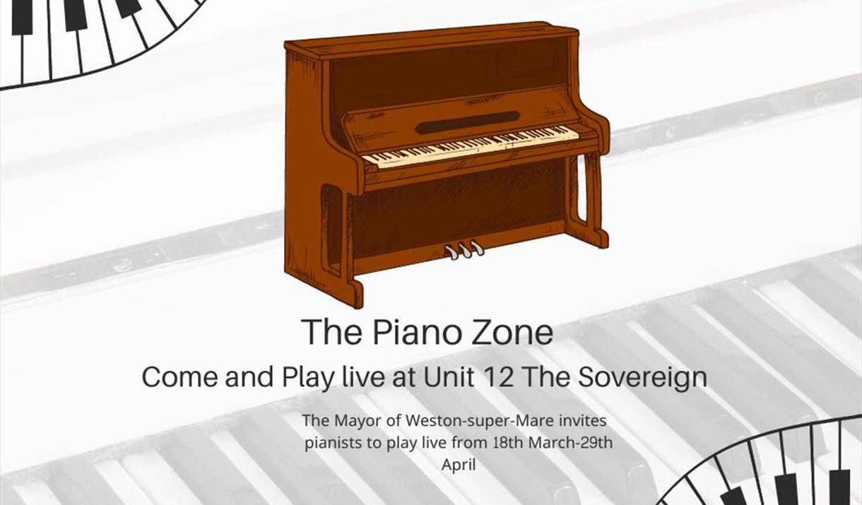 Publicity flyer for the Piano Zone
