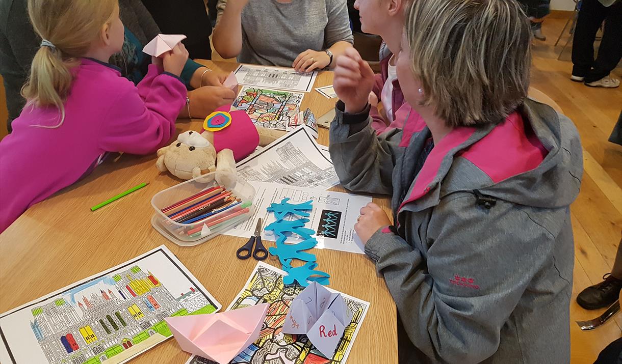 Wells Cathedral Free family workshops "Leather Scraps Make and Take"