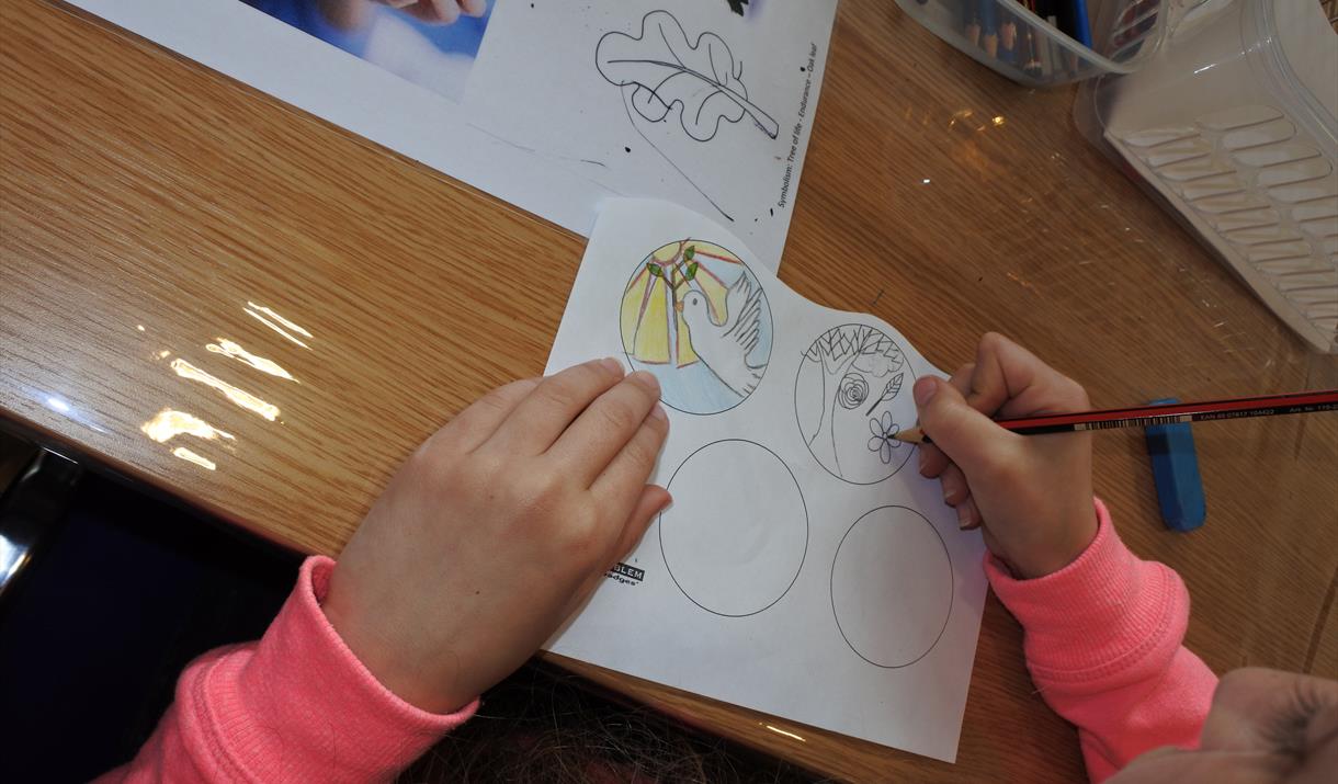 Make a Badge and Learn about Saints