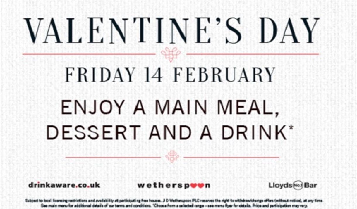 Valentine's Day at the Cabot Court Hotel - Two Dine for £20