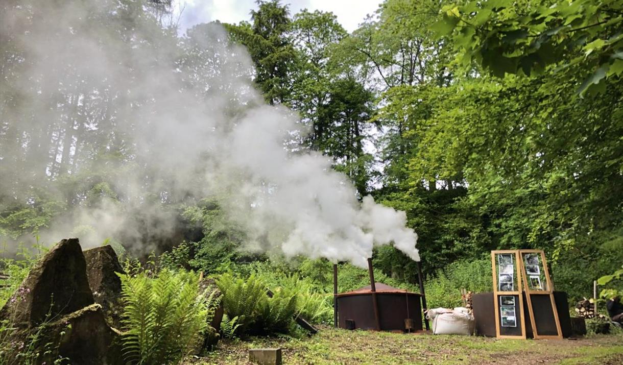 Take part in a traditional charcoal burn at Hestercombe