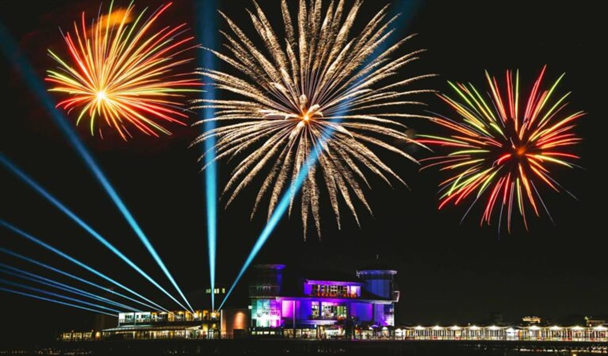 Fireworks at Sea