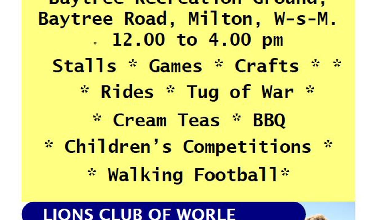 Worle Lions Family Fun Day