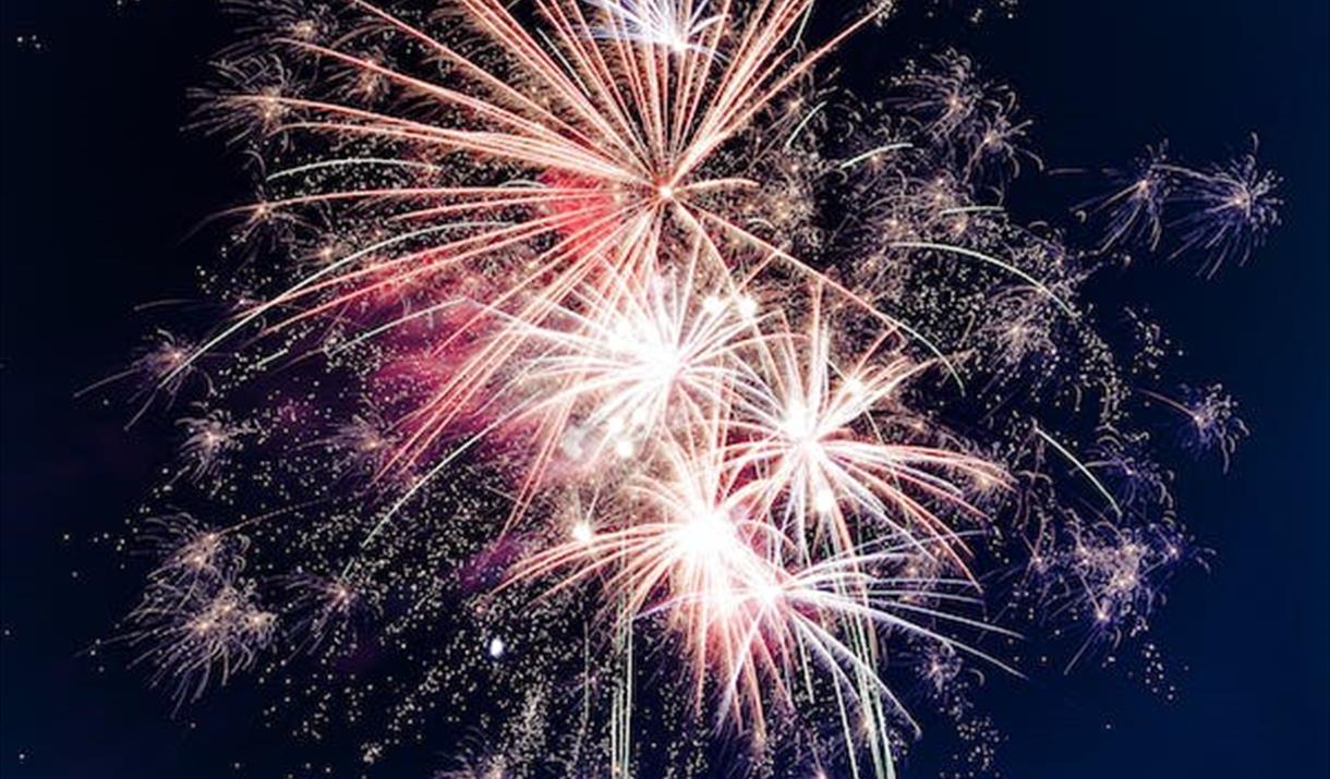 Fireworks at night