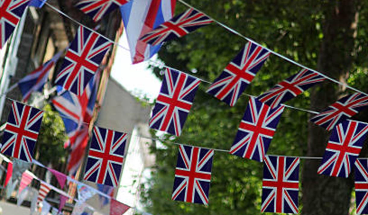 Union Jack flag bunting