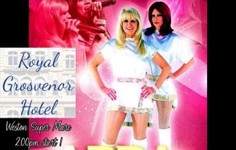 Three female Abba performers