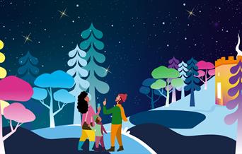 Experience Hestercombe's historic gardens as never before, on our colourful illuminated winter trail, ILLUMINATE