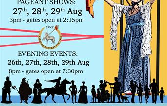 Poster showing timings of Axbridge Festival