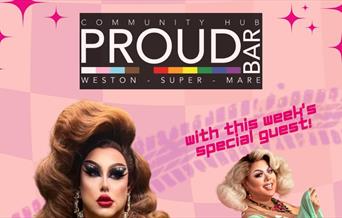 Event poster for Ru Paul's Drag Race UK watch party