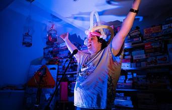 A comic performer