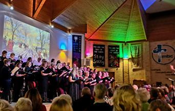 Members of the choir Christmas 2024