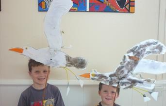 Seagull puppets