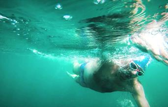 Andy Wolf Swimming