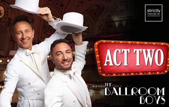 Strictly Come Dancing stars in white suits with white top hats