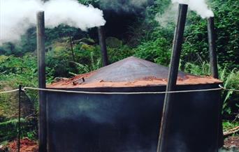 Charcoal Burning Day at Hestercombe