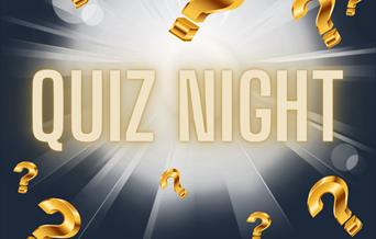 Quiz Night poster with date details and CJ logo