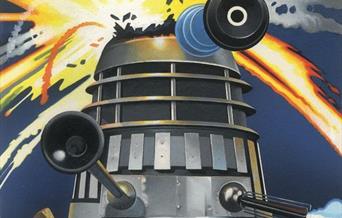 Cartoon image of a dalek