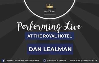 Dan Lealman performing live at the Royal Hotel