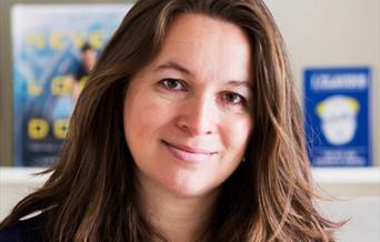 A photograph of Dr Rachel Clarke