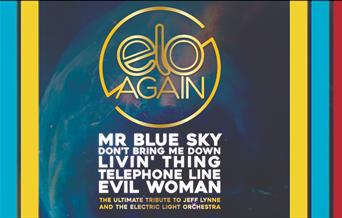 ELO poster with bright colours