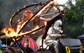 Joseph Peace Fire Spectacular and 3SIXTY Mountain Bikes