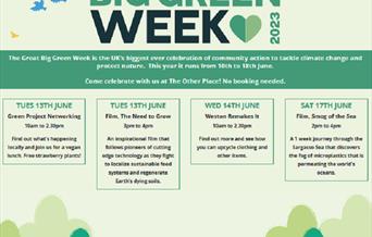 Great Big Green Week events at The Other Place